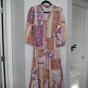 Boho style Melanie Lyne button up maxi dress